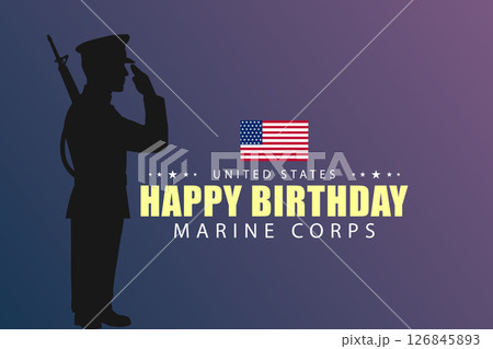 United in Honor Birthday Celebrations for the Marine Corps 126845893