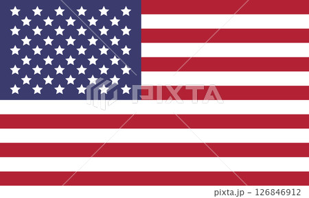 USA flag. United States of America flag. Vector illustration USA flag. United States of America flag. Vector illustration 126846912