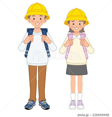 小学生　男女 126849486