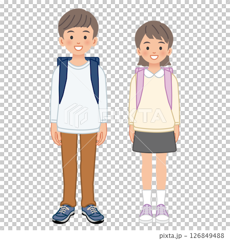 小学生　男女 126849488