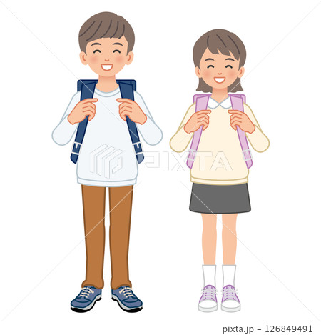 小学生　男女 126849491