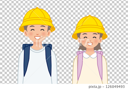 Elementary school girls and men 126849493