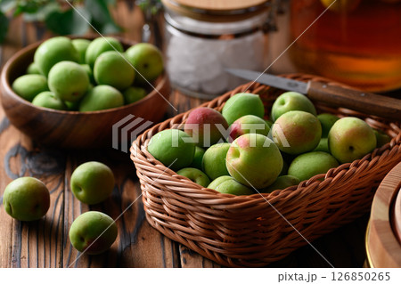 青梅 （ 紀州南高梅 ）梅酒づくり 126850265