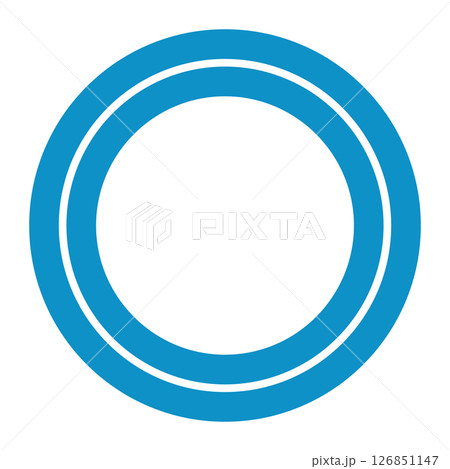 Modern geometric letter OO logo. OO initials circle line logo Modern geometric letter OO logo. OO initials circle line logo 126851147
