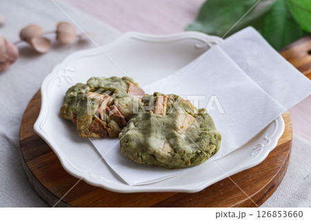 チョコチャンククッキー　抹茶味 126853660