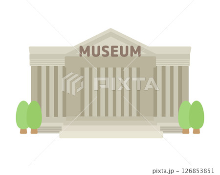 博物館  建物  イラスト  126853851