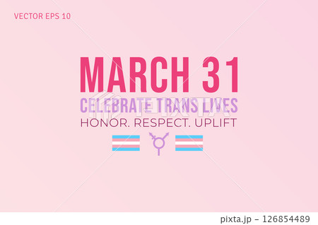Celebrate Trans Lives March 31 Poster 126854489