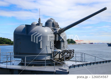73式54口径5インチ単装速射砲… 練習艦『しまかぜ』 73式54口径5インチ単装速射砲… 練習艦『しまかぜ』 126854567