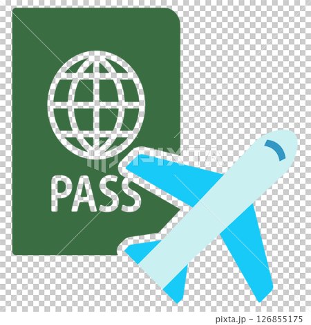 旅行のアイコンイラスト 旅行のアイコンイラスト 126855175
