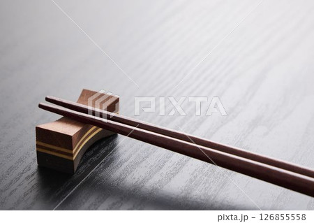 お箸の和風イメージ お箸の和風イメージ 126855558