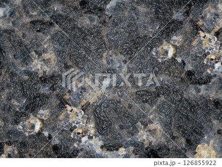 Abstract textured background resembling petrified wood or fossilized material with intriguing patterns 126855922