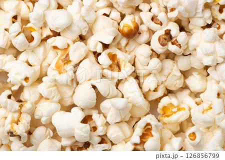 Background in the form of salted popcorn Background in the form of salted popcorn 126856799