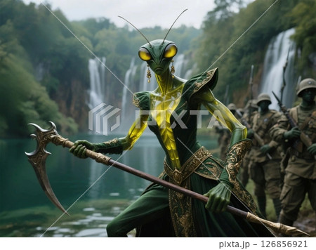 昆虫型宇宙人マンティスマンのリアルⅢ 昆虫型宇宙人マンティスマンのリアルⅢ 126856921