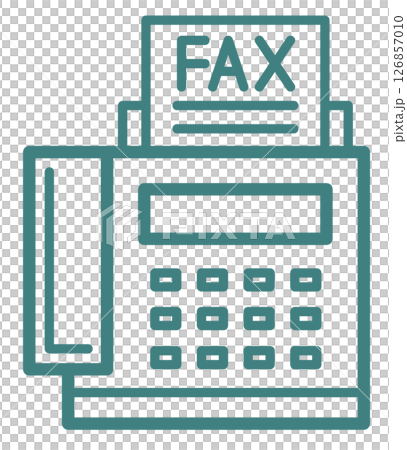 A fax is a communication device used to send documents and information for work. 126857010