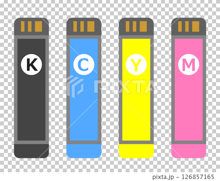 印表機及彩色印表機所用墨水匣的圖示 126857165