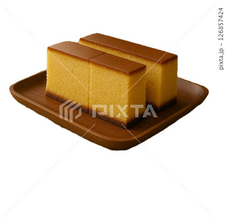 おいしそうなカステラの画像 126857424