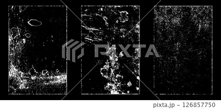 Black and white grunge. Distress overlay texture. Abstract surface dust and rough dirty wall background concept. Distress illustration simply place over object to create grunge effect. Vector EPS10. 126857750