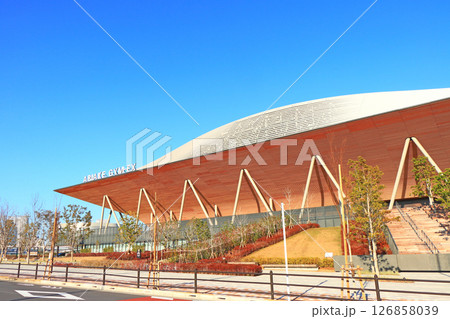 東京都江東区、有明体操競技場の風景 東京都江東区、有明体操競技場の風景 126858039