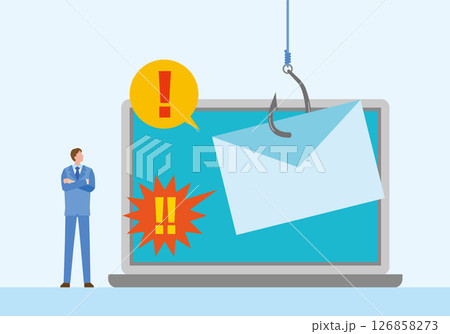 フィッシングメール フィッシングメール 126858273
