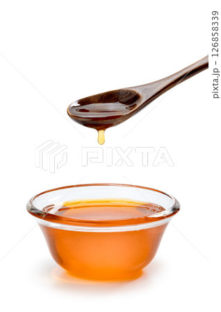 スプーンで掬った糀みつ スプーンで掬った糀みつ 126858339