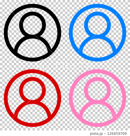 Illustration of a person icon for setting up an account or personal settings Illustration of a person icon for setting up an account or personal settings 126859709