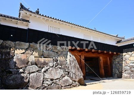 太鼓門桝形と城門 松本城 太鼓門桝形と城門 松本城 126859719