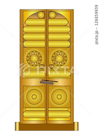 カアバ神殿の聖なる扉のデザイン カアバ神殿の聖なる扉のデザイン 126859939