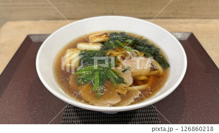 飲食店のメニュー(鴨ネギうどん) 飲食店のメニュー(鴨ネギうどん) 126860218