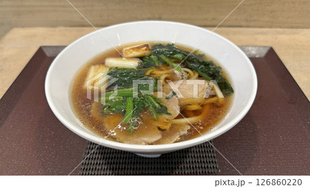 飲食店のメニュー（鴨ネギうどん） 126860220