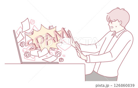 In the digital age, many feel overwhelmed by the volume of spam emails in their inboxes 126860839