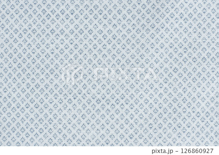 Macro texture of a fabric consisting of one hundred percent cotton. 126860927