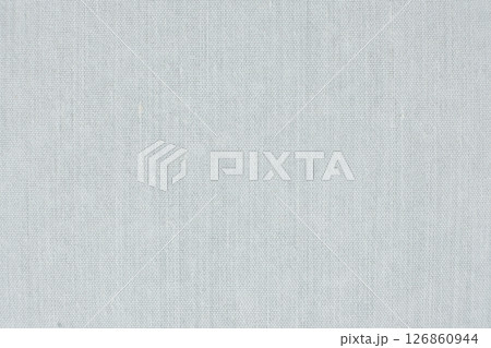 Macro texture cotton and polyester fabric top view. 126860944