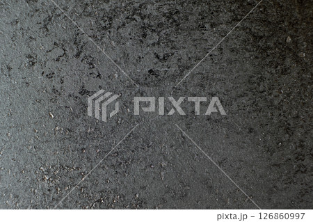 Macro Texture Cast Iron Surface Close Up. Macro Texture Cast Iron Surface Close Up. 126860997