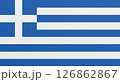 Flag of Greece on abstract background 126862867