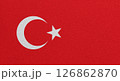 Flag of Turkey on abstract background 126862870