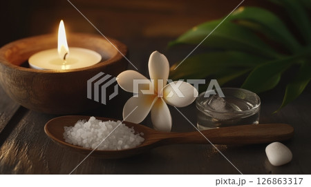 Relaxing spa essentials Relaxing spa essentials 126863317