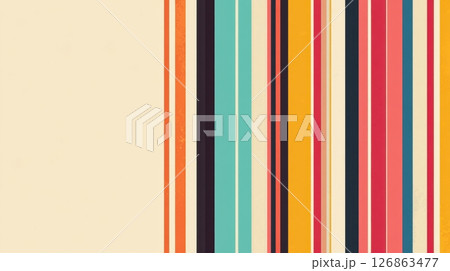 Vibrant striped colors 126863477