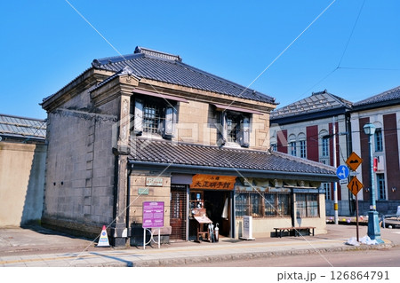 小樽堺町通り商店街の風景 126864791