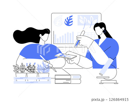 Plant science isolated cartoon vector illustrations. 126864915