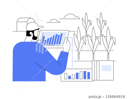 Agricultural economics isolated cartoon vector illustrations. Agricultural economics isolated cartoon vector illustrations. 126864919