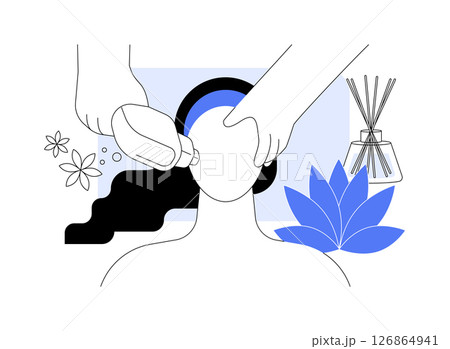 Medical spa isolated cartoon vector illustrations. 126864941