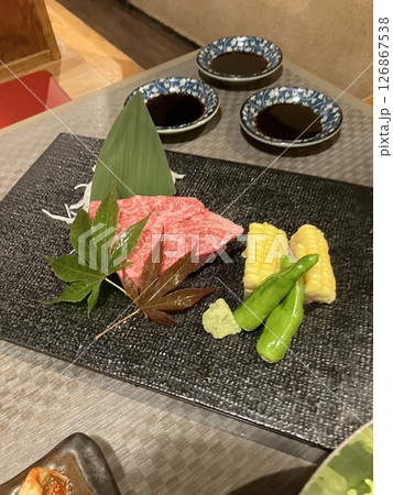 飛騨牛のステーキ 126867538