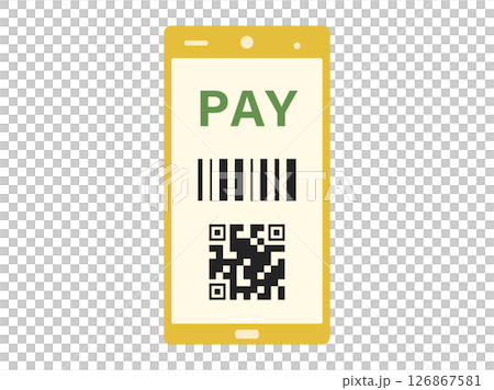數位貨幣和智慧型手機條碼支付螢幕插圖 126867581