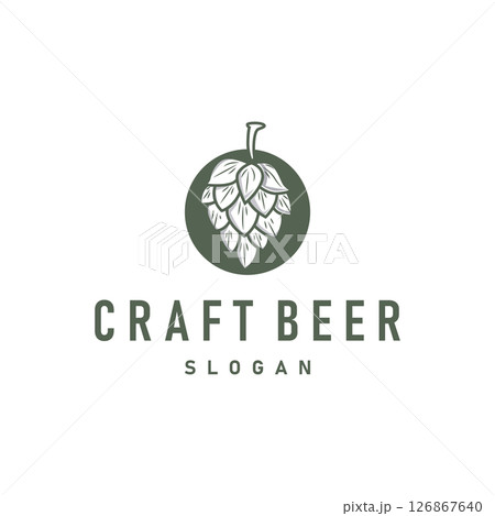 elegant concept brewery logo design collection of craft beer templates retro vintage badges brewery, whisky drink, bar, cafe, restaurant 126867640