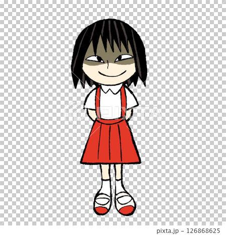 花子さんのイラスト 126868625