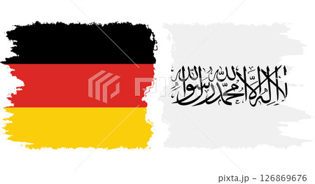Afghanistan and Germany grunge flags connection vector Afghanistan and Germany grunge flags connection vector 126869676