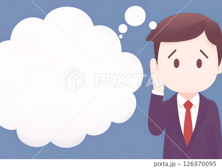 悩んでいるビジネスマンをイメージ 126870095