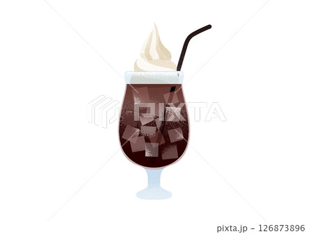 コーヒーフロート_背景なし 126873896