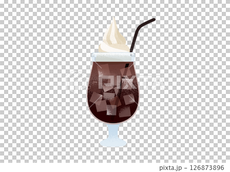 コーヒーフロート_背景なし 126873896