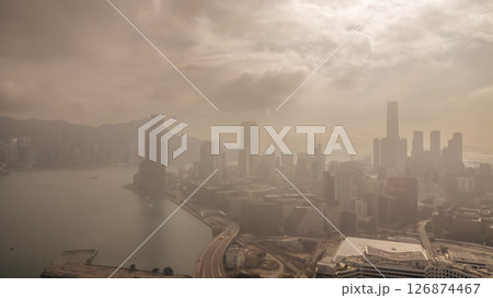 June 1 2025 Urban Skyline Shrouded in Atmospheric Haze Near Waterfront June 1 2025 Urban Skyline Shrouded in Atmospheric Haze Near Waterfront 126874467